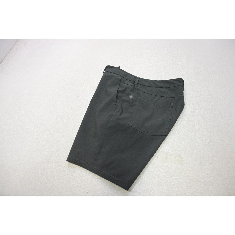 Roark Hybrid Board Shorts Mens 34 Black Artifacts of Adventure Hiking Casual EUC